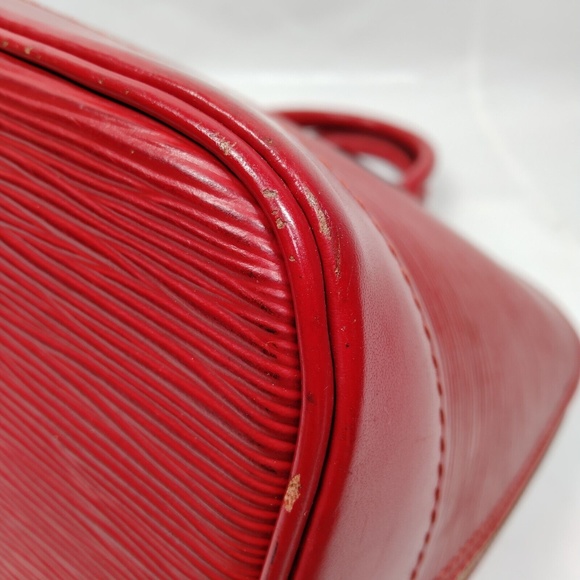 Louis Vuitton Hand Bag Alma Red Epi - Picture 6 of 9
